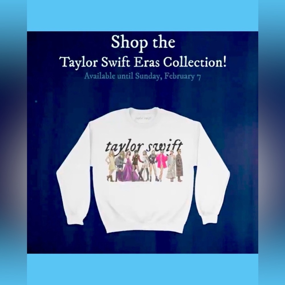 Taylor Swift Eras pullover NIB